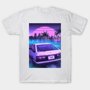 AE86 sunset T-Shirt